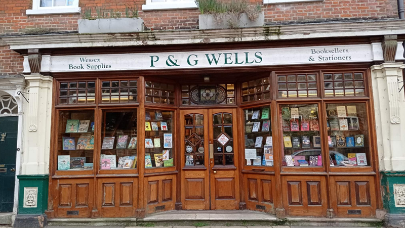 P G Wells Book Shop Winchester